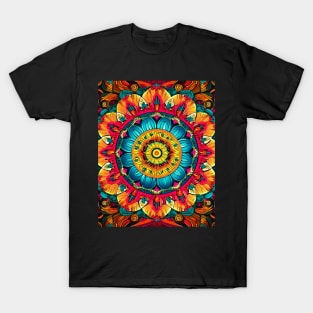 Dancing Colors: Celebrate Life's Vibrancy through Mandalas of Joy T-Shirt